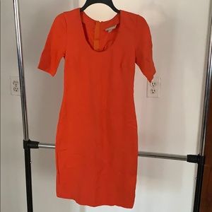 Orange dress